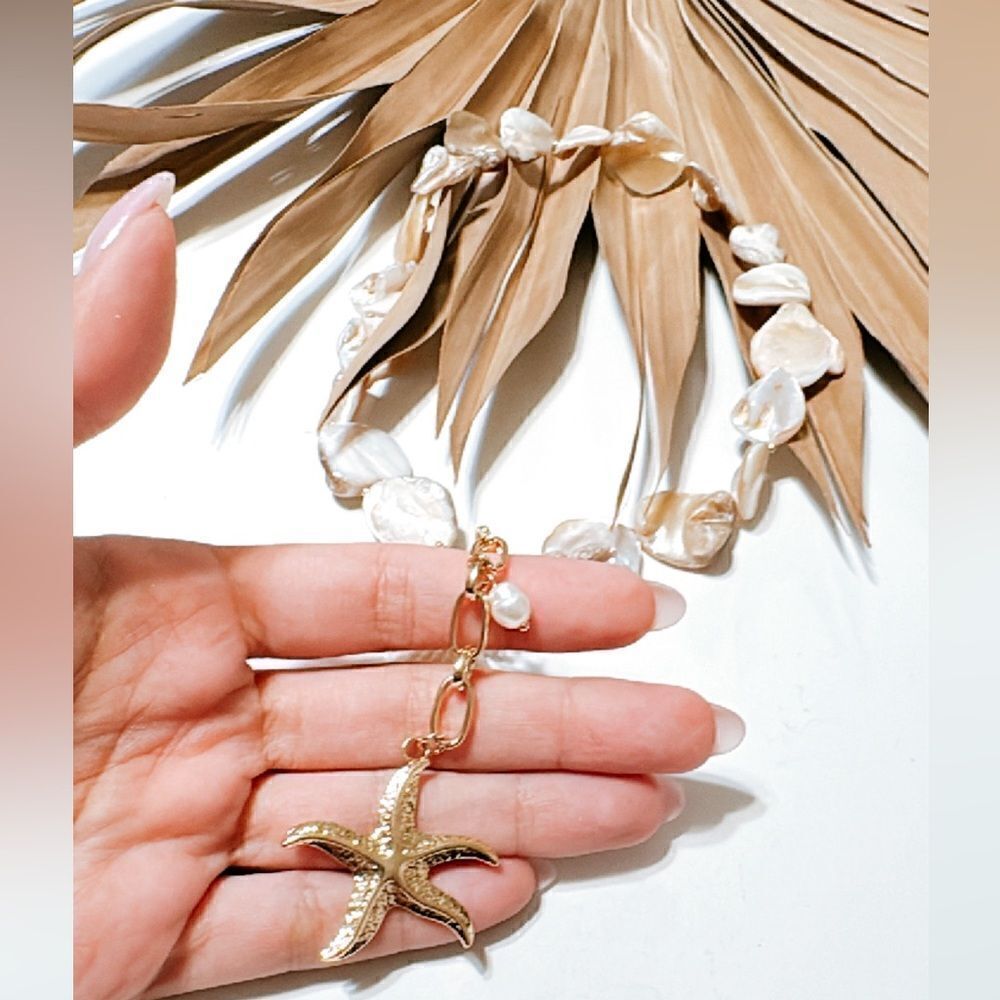 Summer shell necklace S768 - Picture 4 of 4